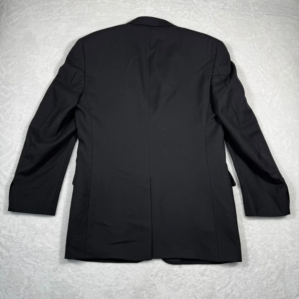 Jos A‎ Bank Signature Collection Blazer Men's 38R Black Wool Cashmere Sport Coat